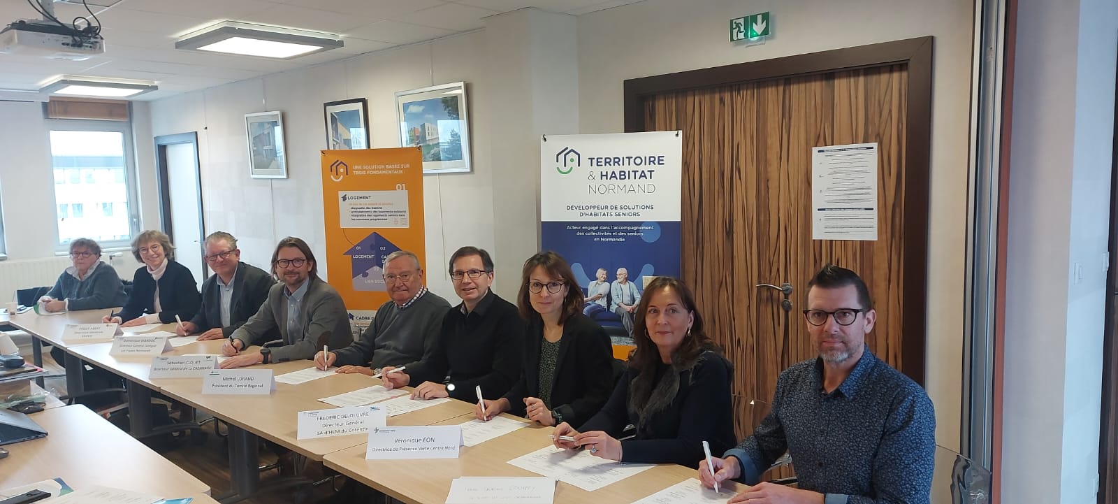 Les membres de TERRITOIRE & HABITAT NORMAND poursuivent leur engagement auprès de leurs locataires seniors