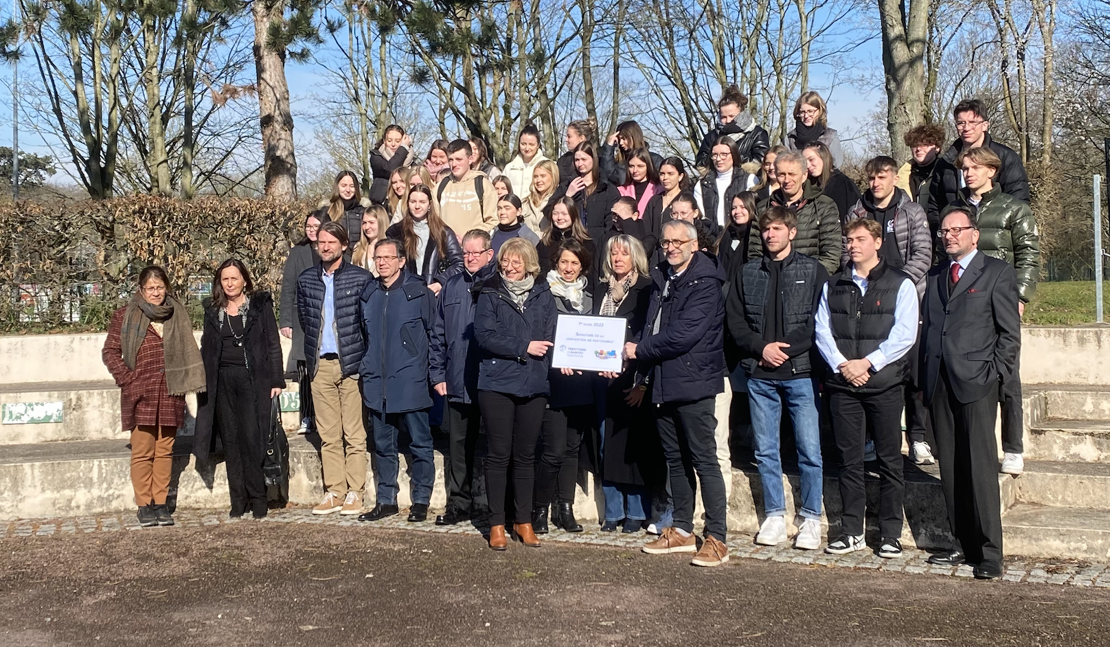 Aux cotés des étudiants du Lycée Camille Claudel