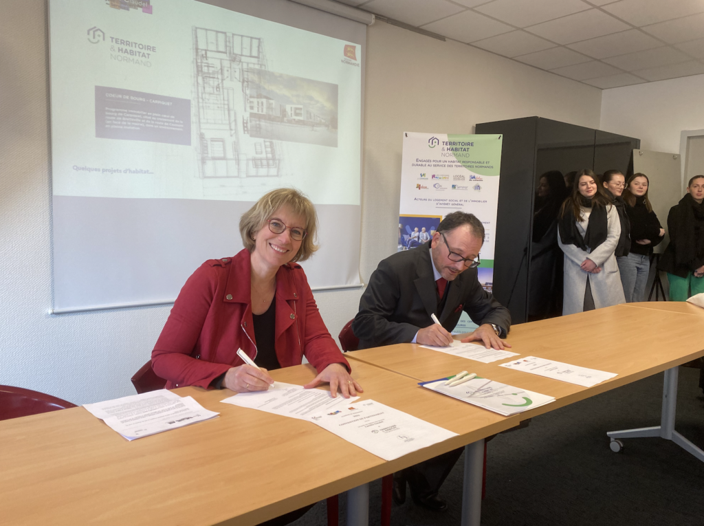 Signature de la convention avec le BTS Professions Immobilières du lycée Camille Claudel